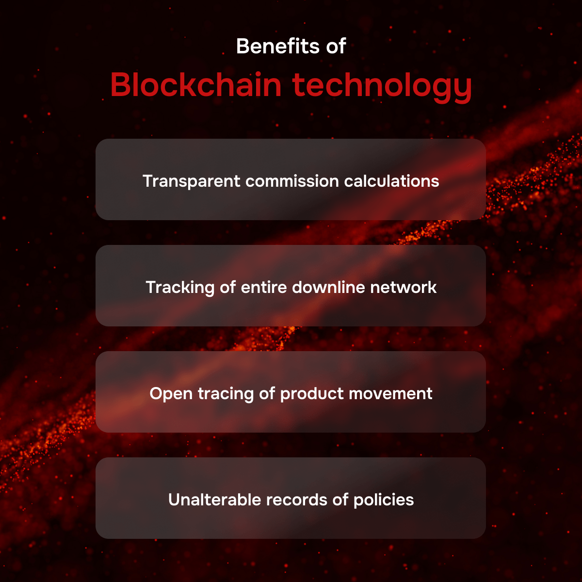 Benefits of blockchain for businesses