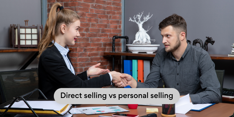 Direct selling vs personal selling