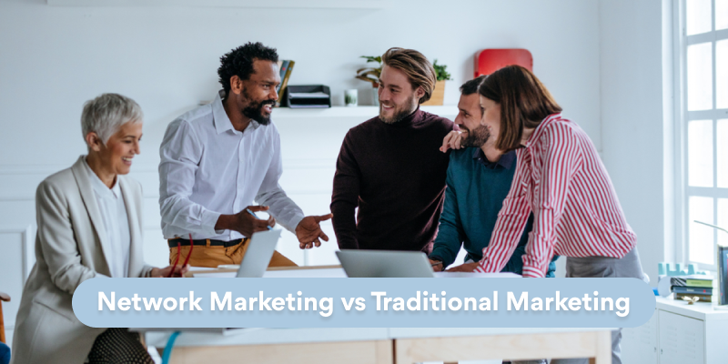 Difference between network marketing and traditional marketing