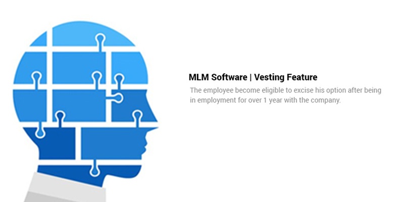 Vesting feature explained in MLM software