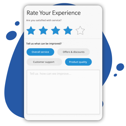 Real-time customer feedback tools