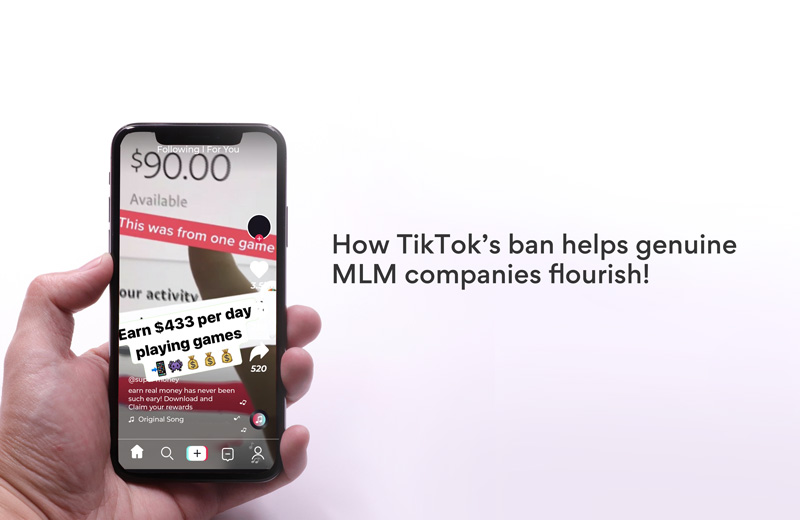 TikTok bans illegitimate pyramid schemes