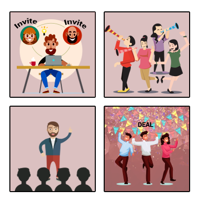 Party MLM Plan illustration