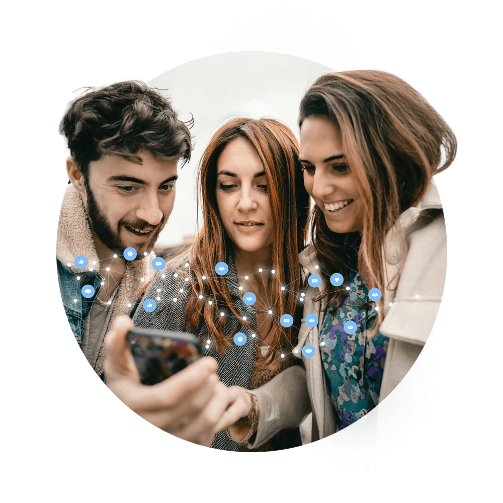 Social sharing connections